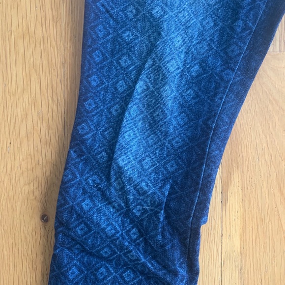 Ditto Made in the USA Blue Printed Jeggings - Picture 5 of 5